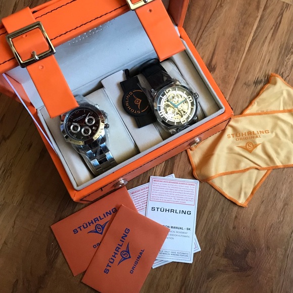 Stuhrling Men’s2piece Concorso&Winchester Watchset - Picture 3 of 8